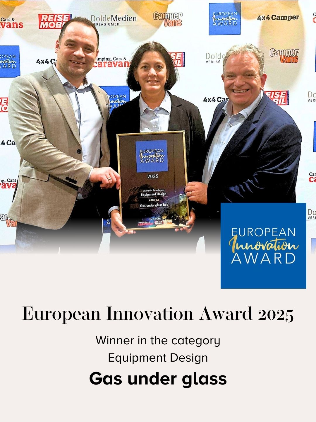 European Innovation Award - KABE Gas-under-glas