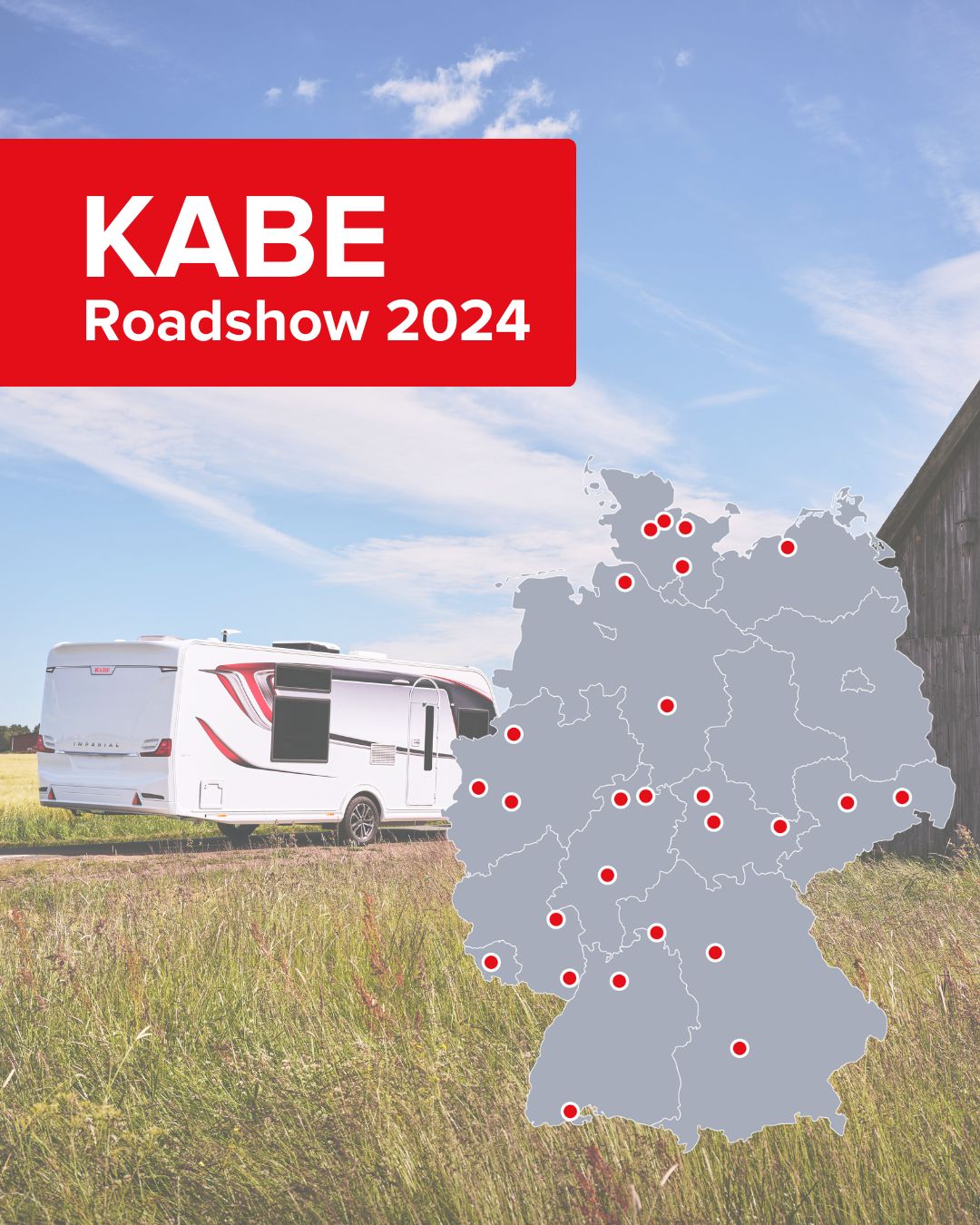 Roadshow map Germany